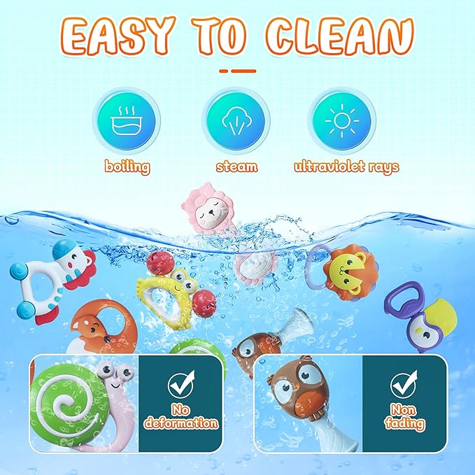 8 𝐏𝐢𝐞𝐜𝐞𝐬 𝐁𝐚𝐛𝐲 𝐑𝐚𝐭𝐭𝐥𝐞𝐬