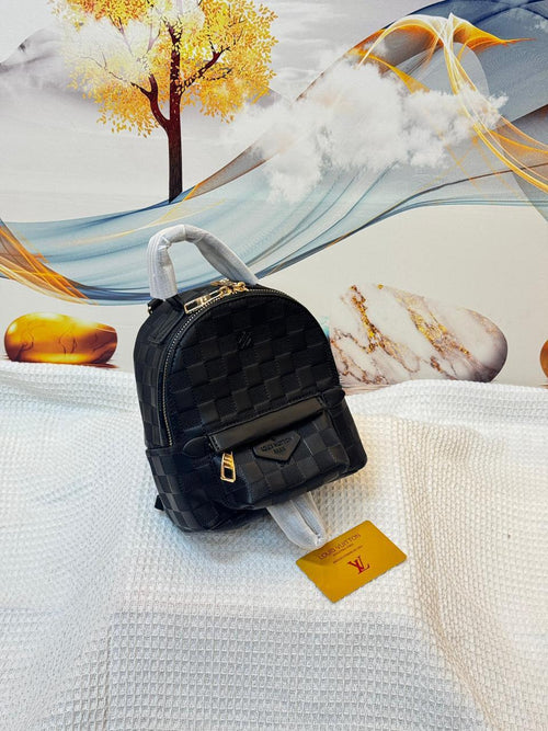Louis Vuitton Palm Springs Mini in Damier Infini Leather (Onyx)