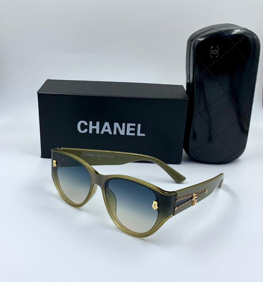 Chanel Zipper Detail Cat-Eye Sunglasses