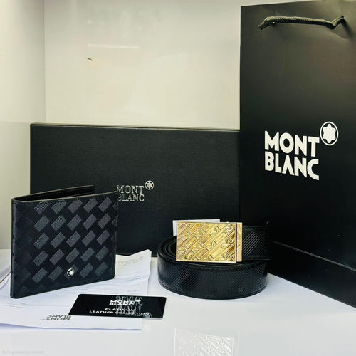 Montblanc Extreme 3.0 Leather Gift Set (Black/Gold)