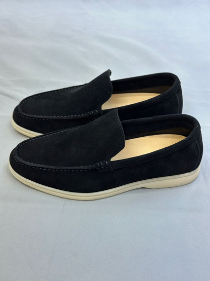 Loro Piana Summer Walk Loafers (Black)