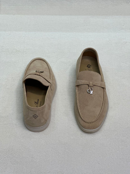 Loro Piana Summer Walk Loafer (Sand / Beige Suede)