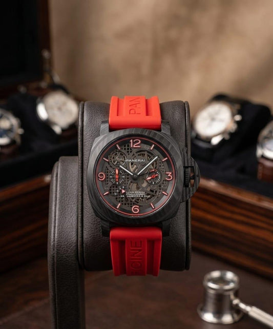 Panerai Submersible S Brabus Luna Rossa Edition (Black/Red)