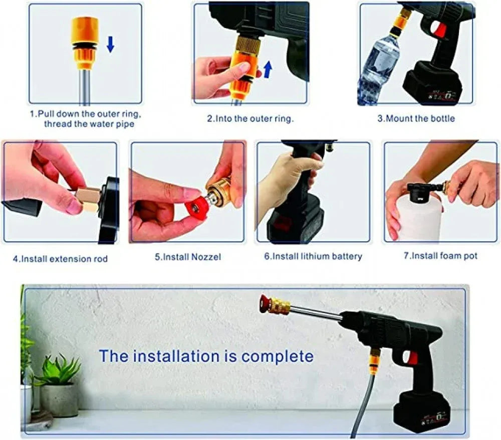 High Pressure Water CLEANING GUN